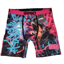 PSD Kings Men&#39;s Size Large Underwear Boxer Briefs Blue Pink Dobermann - £17.68 GBP