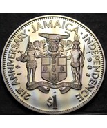 Jamaica Dollar, 1983 RARE PROOF~21st Anniv Of Independence~261 Minted~Fr... - £115.14 GBP