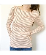 J Crew Artist Metallic Striped Long Sleeve Tee Size XXS - $20.51 CAD