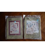 Something Special Cross Stitch Mime Collage 30x15&quot; with Roses 14x18&quot; Clowns - $389.51 MXN