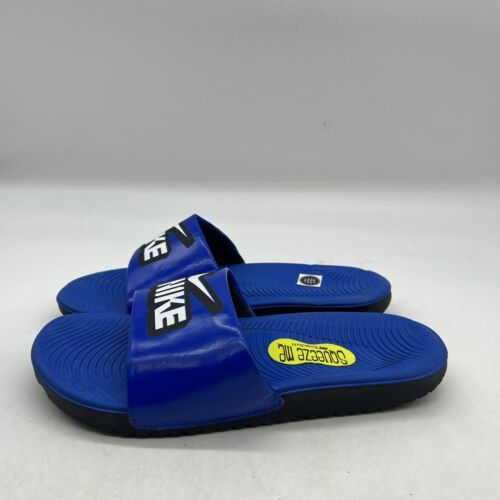 Primary image for Little Kid's Nike Kawa Slide  Royal/White (DD3242 400) Size 4 Y