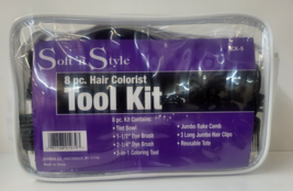 BURMAX  Soft &#39;n Style 8 pc. Hair Colorist Tool Kit - £9.89 GBP
