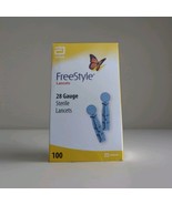 300 Freestyle 28 Gauge Sterile Diabetic Lancets New Box - $355.90 MXN