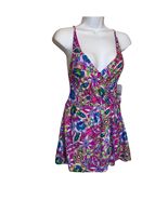 Stella Parker Swimsuit Padded bra MULTICOLOR  sz S NEW - $110.15 CAD