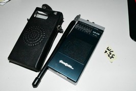 fanon slimscan 6-hlu vintage radio- very rare- no battery cradle-powers on- - $159.25