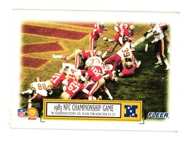 1995 Fleer Shell #8 1983 NFC Championship Game - $2.00
