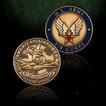 Army Air Corps P-38 Lightning American Airpower Challenge Coin - £28.41 GBP