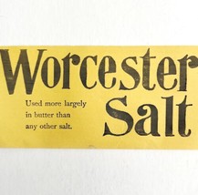Worcester Salt Nash Whiton NY 1894 Advertisement Victorian Spices 4 ADBN1m - $19.99