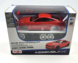 Maisto Ford Mustang GT Red 2015 Die Cast Model Kit 1:24 by Assembly Line... - $37.61