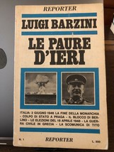 Luigi Barzini Fears Of Yesterday Le Paure D’ieri 1968 - £35.89 GBP