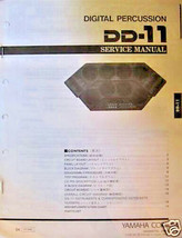 Yamaha DD-11 Digital Percussion Digital Drum Pads Original Service Manua... - $12.86