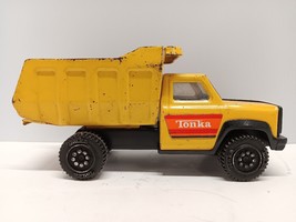 Vintage Tonka Yellow Dump Truck 1960's Made In Usa Metal Free Shipping - $37.39