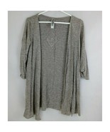 Beautees Girl&#39;s Gray Lightweight Shawl Cardigan Aztec Metallic Design Si... - $313.00 MXN