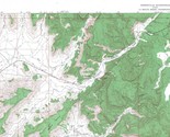 Henrieville Quadrangle Utah 1964 USGS Topo Map 7.5 Minute Topographic - $23.99