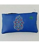 Moroccan Faux Leather Handbag Pouch Purse Women Hamsa Make Up Bag Wallet... - $9.90