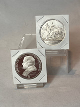 1973 1 Troy Oz .999 Silver Round &amp; 1975 Paul Revere .925 Sterling Silver... - $55.39