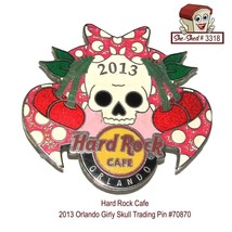Hard Rock Cafe 2013 Orlando Girly Skull Trading Pin 70870  - $19.95
