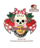Hard Rock Cafe 2013 Orlando Girly Skull Trading Pin 70870  - £15.69 GBP