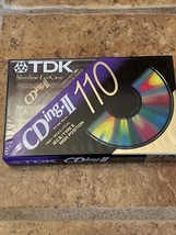 Tdk CDing-II 110 Blank Audio Cassette Tape Type Ii Factory Sealed - £8.84 GBP