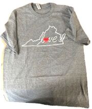 Love Virginia T-shirt in Graphite - $324.49 MXN+