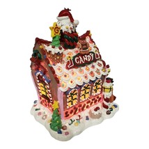 Vintage Christmas Holiday Light Up Candy Ginger Bread House Snowman Santa - £39.83 GBP