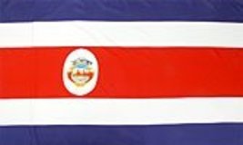Costa Rica Flag (With Seal) 3X5 Foot E Poly - £3.92 GBP