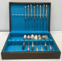 46pcs Oneida Wm Rogers Silverplate Park Lane Chatelaine Dowry 1957 With Case - £44.17 GBP