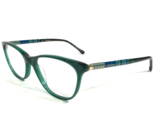 Lilly Pulitzer Eyeglasses Frames MO Sanford Green Blue Gold Cat Eye 51-1... - $51.06