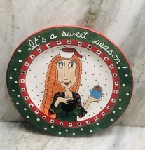 Marry Lester Meeva Desert/Salad/Ceramic Plate-7.5”-“It Is A Sweet Season”. - $31.88