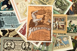 1920&#39;s Allemagne Monnaie de Nécessité ( &#39;Urgence Monnaie) 25pc - Finster... - $104.94