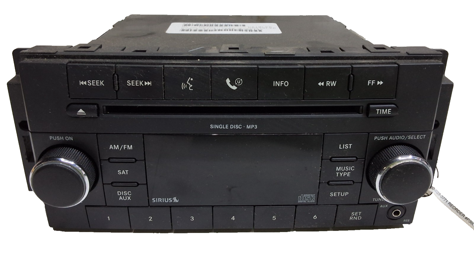 07 08 09 10 11 12 13 14 Jeep Grand Cherokee Dodge Challenger AM/FM XM CD... - $49.49
