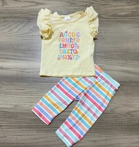 NEW Boutique ABC Alphabet Girls Back to School Outfit Set - £3.82 GBP+