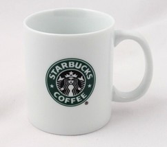 Starbucks 8oz White with Green Siren Mermaid Logo Coffee Cup 2007 Excellent - £5.32 GBP