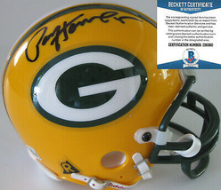 Paul Hornung autographed Green Bay Packers mini football helmet COA Beckett BAS - £158.26 GBP