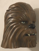 CHEWBACCA Star Wars Brown Plastic Flip-Top Mug Cup Disney Parks Souvenir 6&quot; - £8.42 GBP