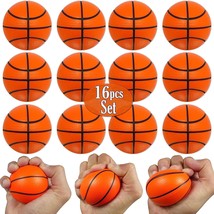 Mini Basketball Stress Balls 16 Pcs Pack | 2.5 Inch Mini Basketballs For... - $25.65