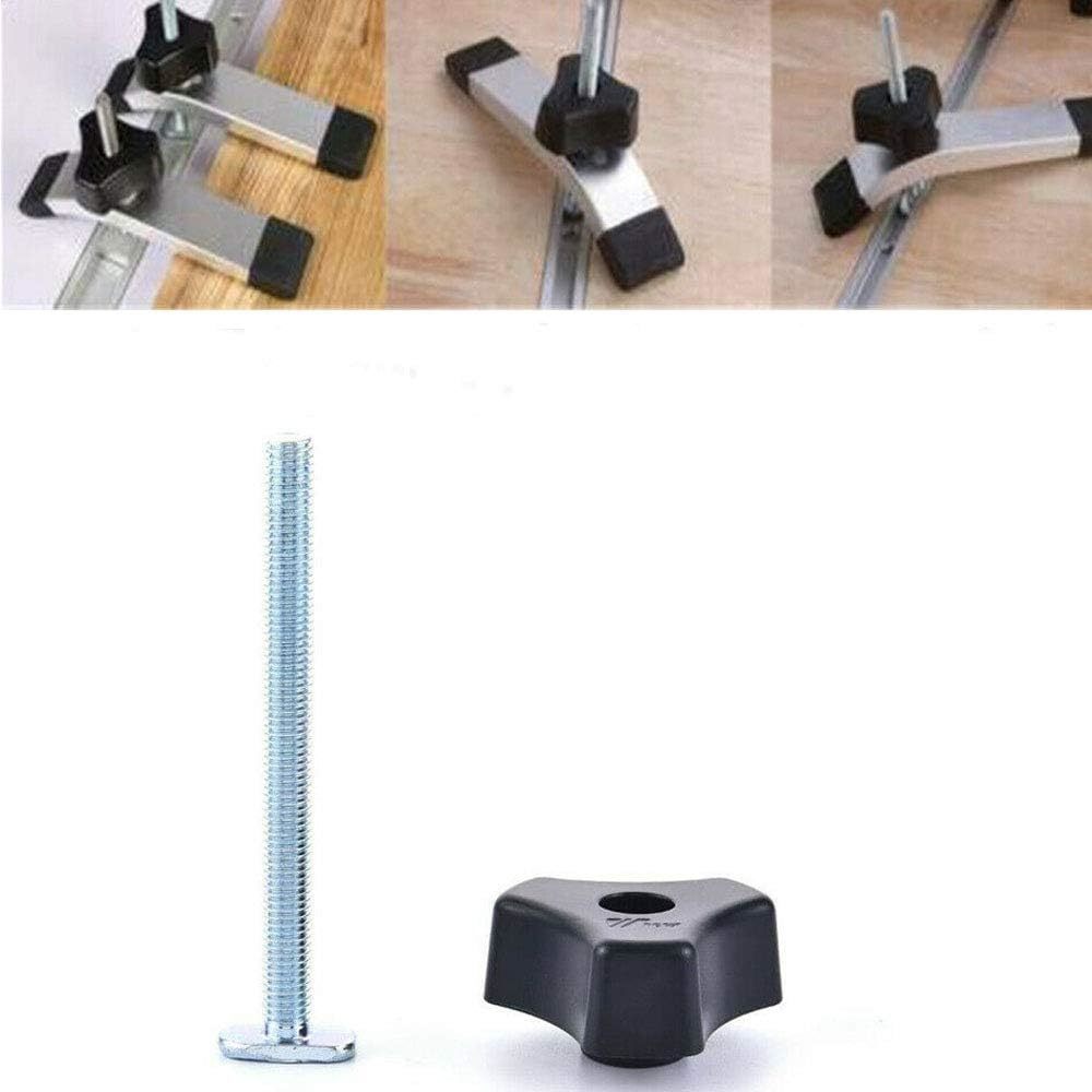 Acxico 2 Sets Of M8 Plastic Handle + M8T Screws For T-Slot T-Track Woodw... - $32.94