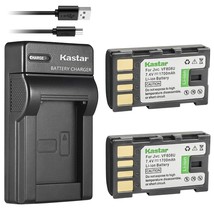 Kastar Battery (X2) &amp; Slim USB Charger for JVC BN-VF808, BN-VF808U, BNVF808 and  - £31.16 GBP