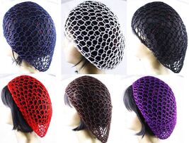 1 Piece Thick Hair Net French Mesh Fish Net Hairnet &amp; Snood One Size All... - $3.99