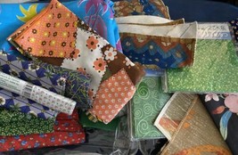 Fabric Scraps and Pieces for Quilting and/or Pillows, Doll Clothes, Craf... - $9.90