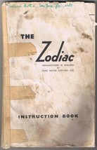 The Zodiac Car Instruction Book Ford Motors England 1957 - $3.60