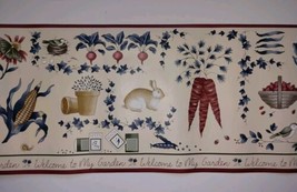 Imperial Wallcovering Pre-pasted Decorative Wall Border Animals Garden -... - £11.03 GBP