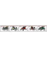 1995 32c Antique Automobiles, Strip of 5 Scott 3019-3023 Mint F/VF NH* - $2.84