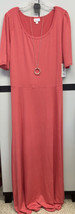 Nwt 2.0 Lu La Roe New Release 3XL Solid Pink Ana Maxi Dress - £43.51 GBP