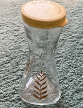 Good Seasons cruet vintage glass salad dressing bottle with gold color l... - $19.75
