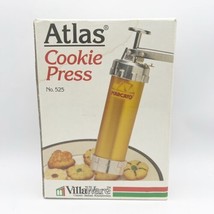 Vintage Atlas Cookie Press No. 525 Made In Italy Marcato Villa Ware Italian - £27.32 GBP