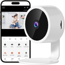 2K HD Security Camera Indoor for Baby Elder Dog Pet Camera with Phone APP Tuya 3 - £46.88 GBP