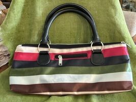 Primewear Four Coloroed Striped Insulated Wine Purse / Clutch with Opener - $14.63