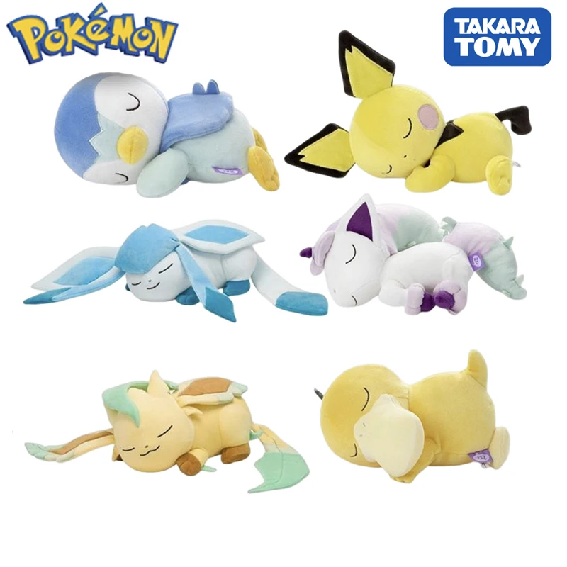 Eveelution leafeon glaceon psyduck plush stuffed doll toys soft pillow kawaii christmas thumb200