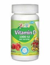 YUM-V&#39;s Vitamin D (1000 IU) Chewable Jellies (Gummies) for Kids, Yummy Berry ... - £13.50 GBP